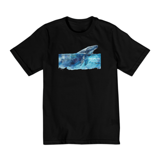 Nome do produto Camiseta Intantil  - Respeite as baleias