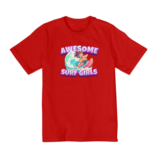 Nome do produto Camiseta Infantil - Awesome Surf Girls