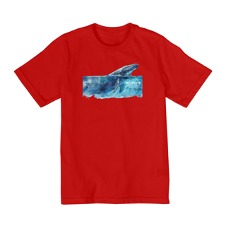 Nome do produto Camiseta Intantil  - Respeite as baleias