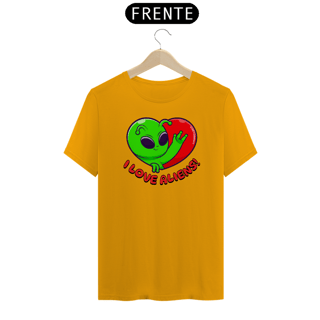 Nome do produto Camisa I Love Aliens!