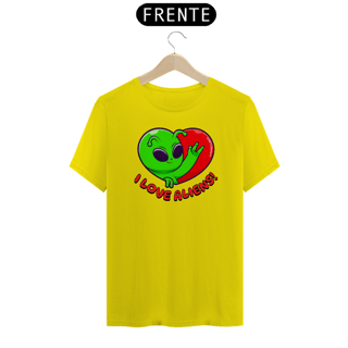 Nome do produto Camisa I Love Aliens!