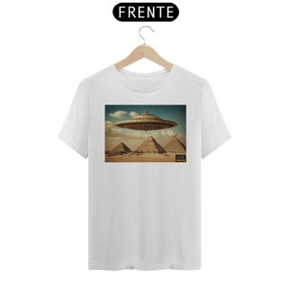 Nome do produto Camisa Disco Voador e as Pirâmides