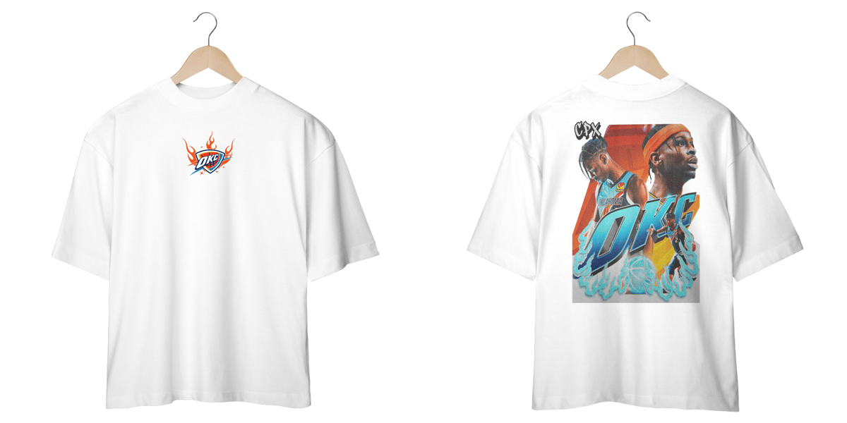 Nome do produto: Oversized OKC - WHT