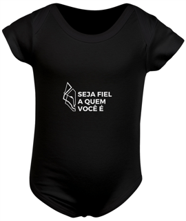 Nome do produto Body infantil - seja fiel a quem você é