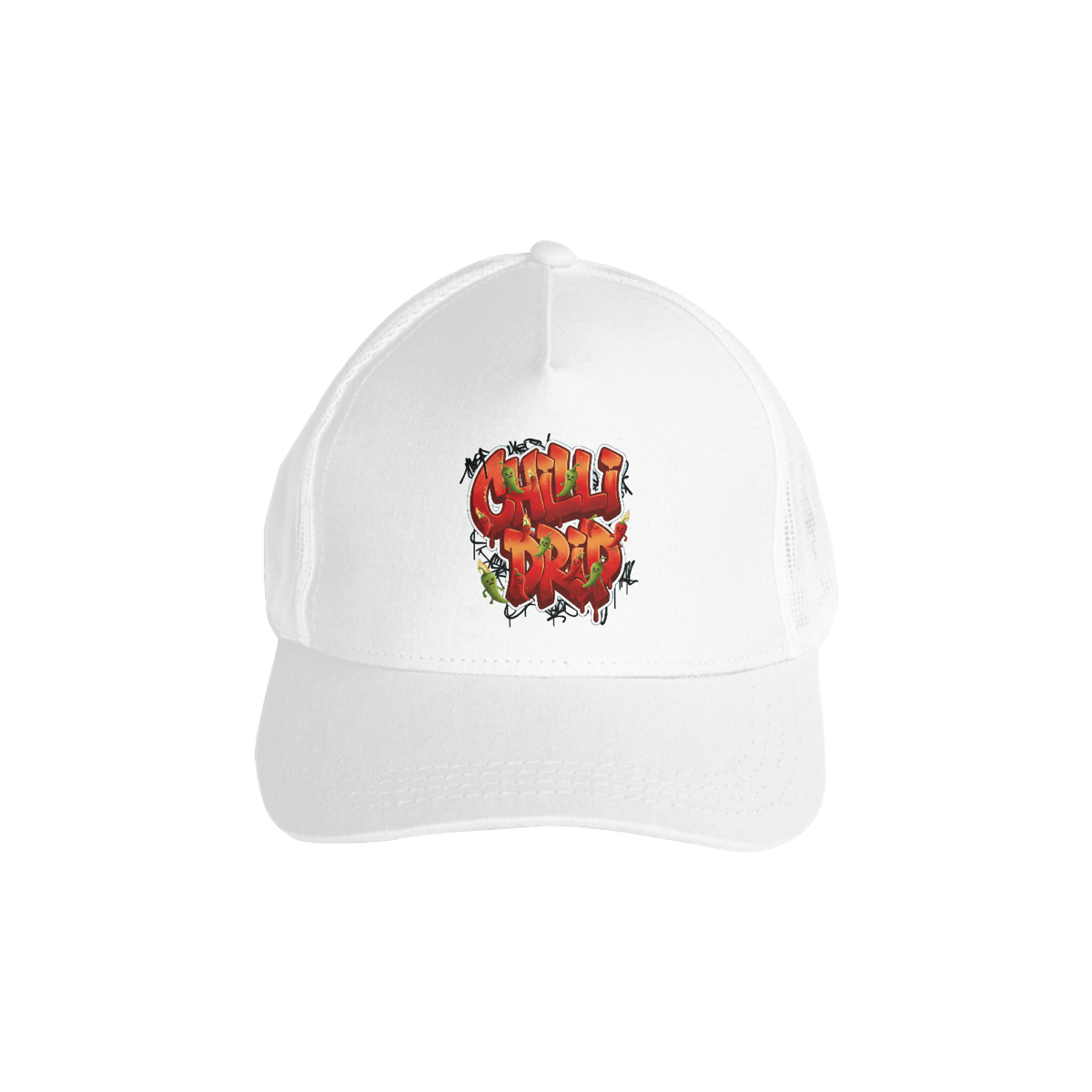 Nome do produto: BONÉ AMERICANO COM TELA CHILLI DRIPP ( MODELOS CLASSICOS) 