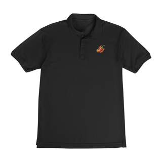 CAMISETA POLO MASCULINA CHILLI FLAME