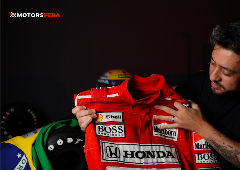 Nome do produto: Poster Homenagem Senna