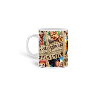 Nome do produto Caneca One Piece Wanted