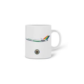Nome do produto Caneca TransBrasil | Aviação Comercial Retrô – Edição Colecionador