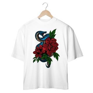 Nome do produto SNAKE AND ROSES - OVERSIZE