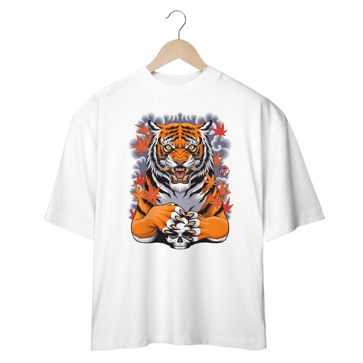 Nome do produto: TIGER AND SKULL - OVERSIZE
