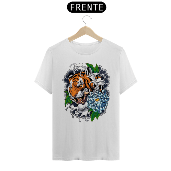 TIGER AND FLOWER