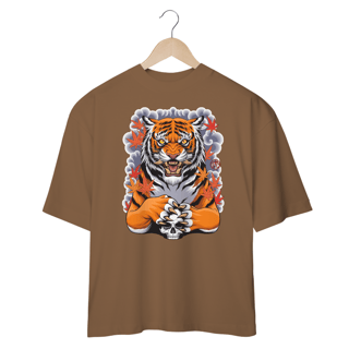 Nome do produto TIGER AND SKULL - OVERSIZE