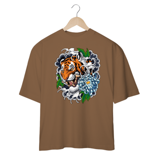 Nome do produto TIGER AND FLOWER - OVERSIZE