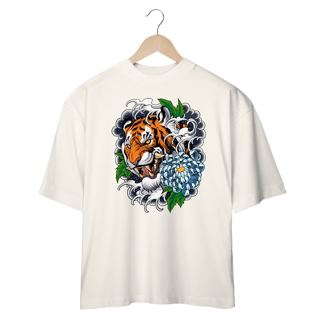 Nome do produto TIGER AND FLOWER - OVERSIZE