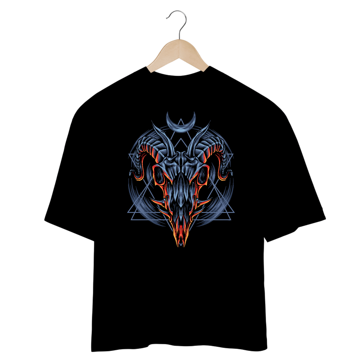 Nome do produto: GOAT SKULL - OVERSIZE