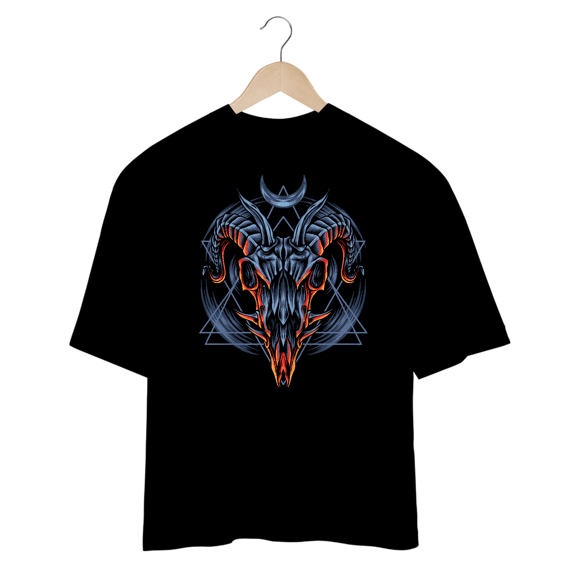 GOAT SKULL - OVERSIZE