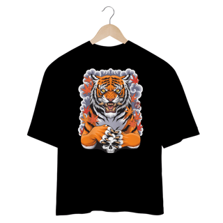 Nome do produto TIGER AND SKULL - OVERSIZE