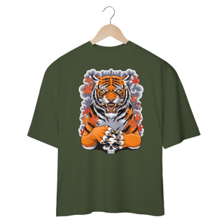 Nome do produto TIGER AND SKULL - OVERSIZE