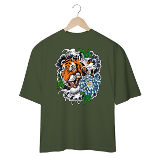 Nome do produto TIGER AND FLOWER - OVERSIZE