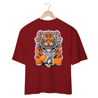 Nome do produto TIGER AND SKULL - OVERSIZE