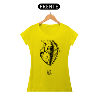 Nome do produto Camiseta Feminina - Coração + Trilobita