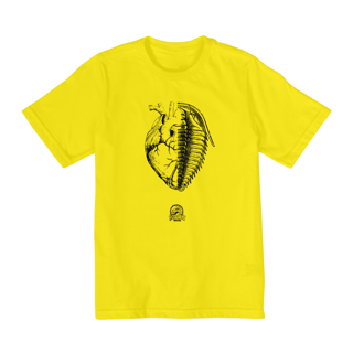 Nome do produto Camiseta Infantil (04 a 08 anos) - Coração + Trilobita