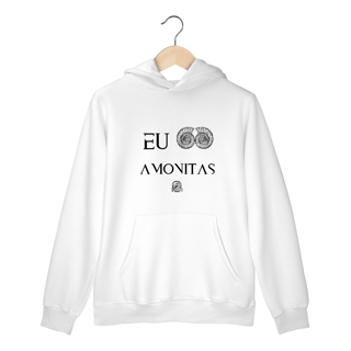 Nome do produto Moletom Canguru - EU AMO AMONITAS