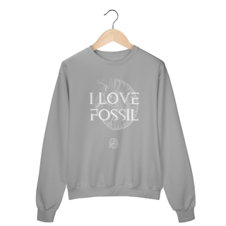 Nome do produto Moletom Fechado - I LOVE FOSSIL
