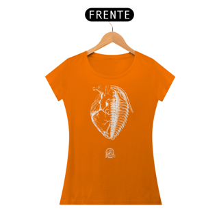 Nome do produto Camiseta Feminina - Coração + Trilobita