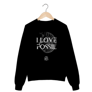 Nome do produto Moletom Fechado - I LOVE FOSSIL