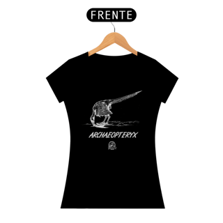 Nome do produto Camiseta Feminina - Archaeopteryx | Ilustração por Leandro Sanches