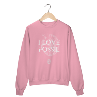 Nome do produto Moletom Fechado - I LOVE FOSSIL