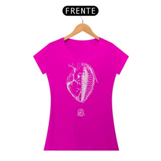 Nome do produto Camiseta Feminina - Coração + Trilobita