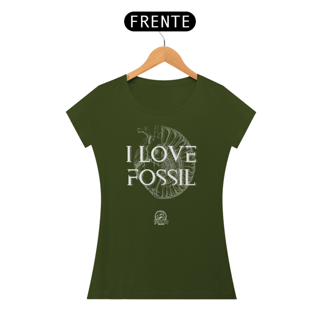 Nome do produto Camiseta Feminina - I LOVE FOSSIL