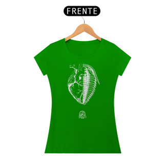 Nome do produto Camiseta Feminina - Coração + Trilobita