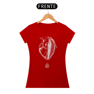 Nome do produto Camiseta Feminina - Coração + Trilobita