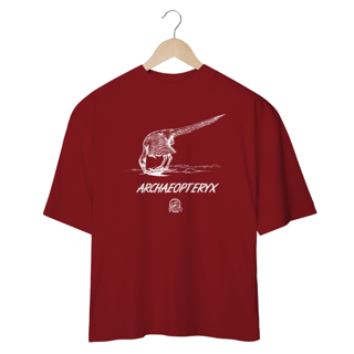 Nome do produto Camiseta Oversized - Archaeopteryx | Ilustração por Leandro Sanches