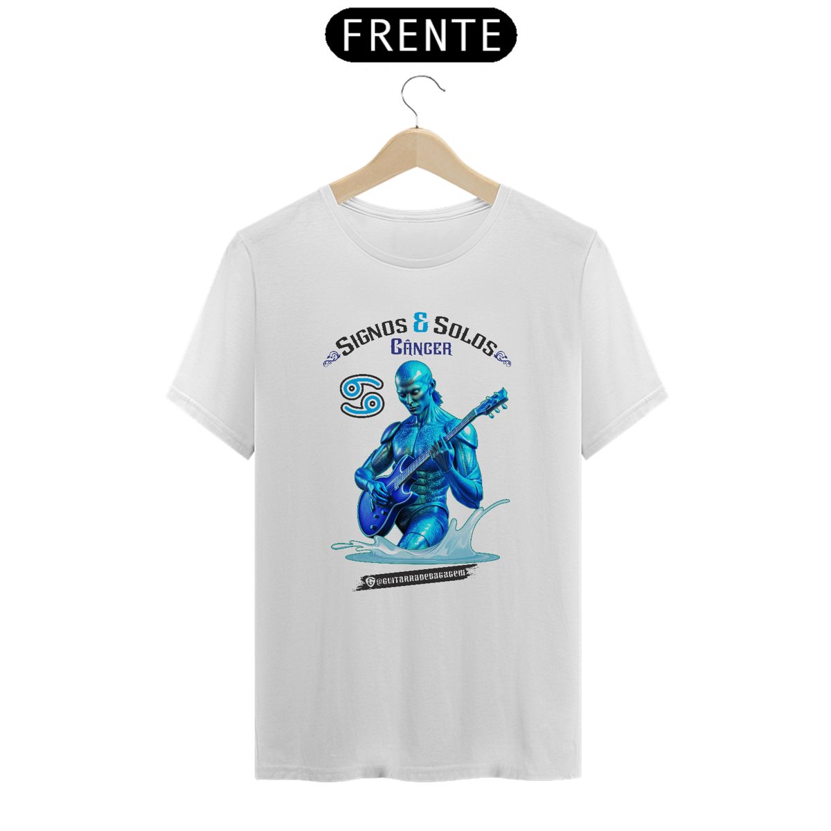 Nome do produto: Camiseta Signos e Solos - Câncer Versão Masculina