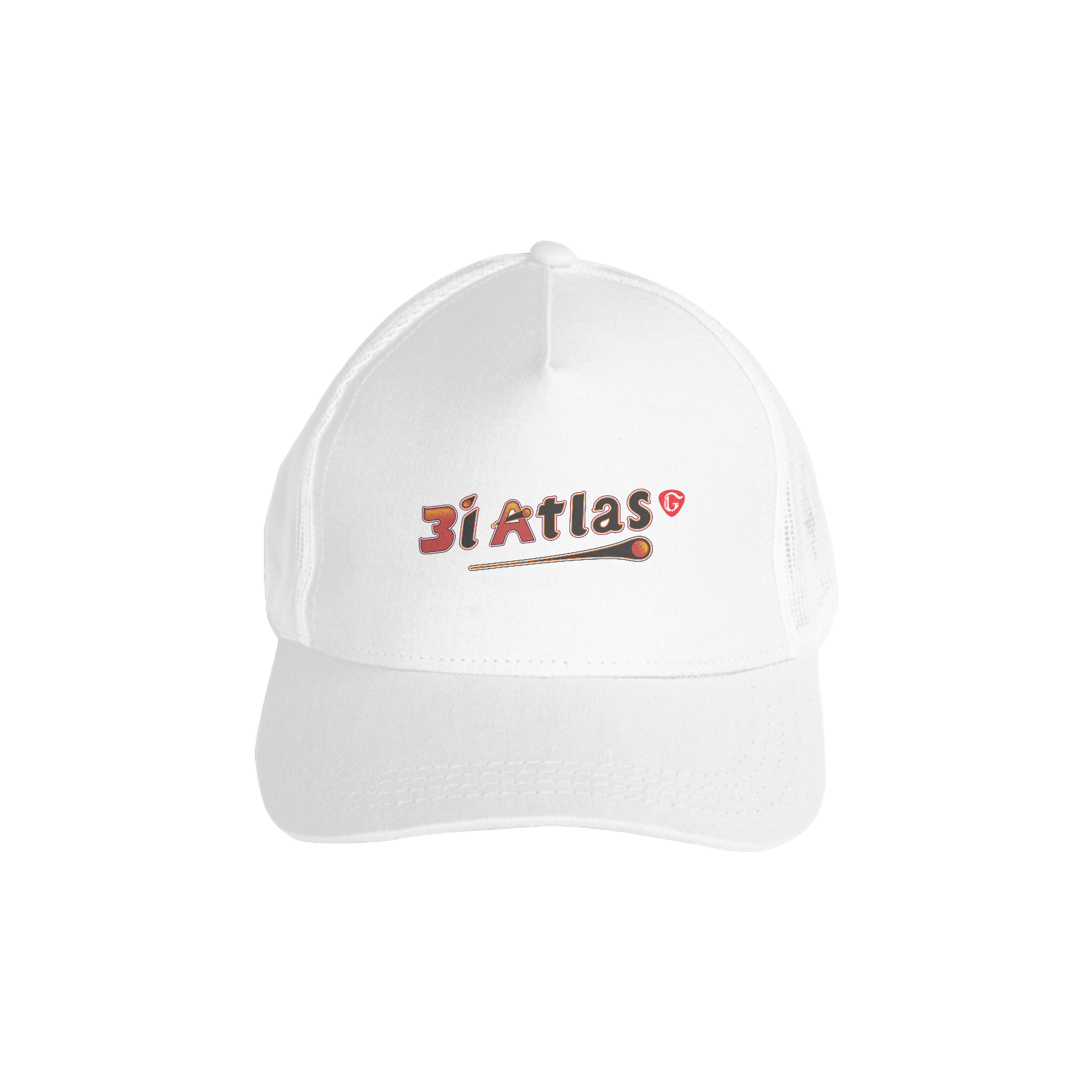 Boné com Tela Branco 3i Atlas