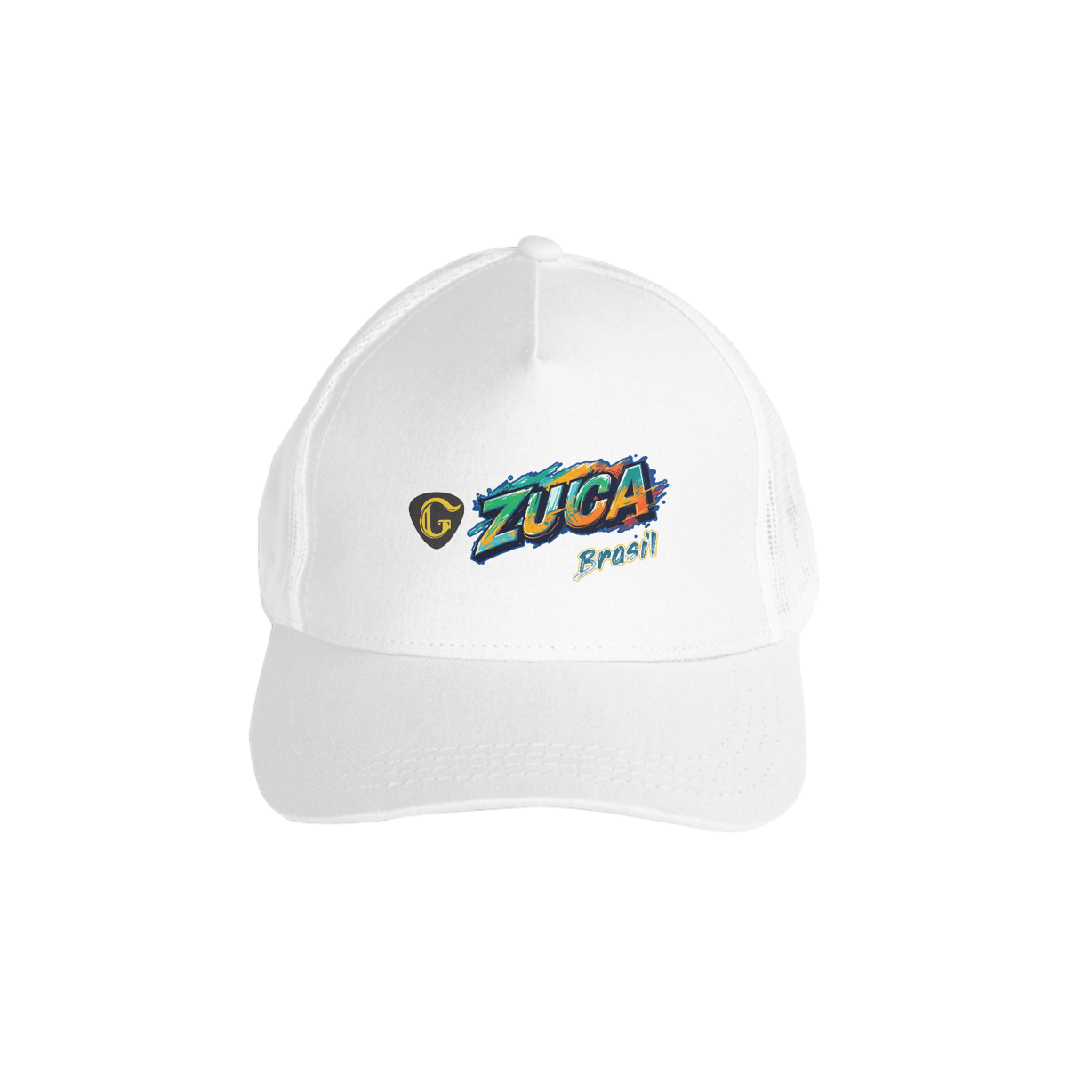 Nome do produto: Boné Zuca Branco com Tela  