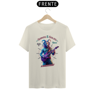 Nome do produto Camiseta Signos e Solos - Áires Versão Masculina Clara