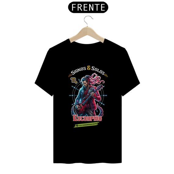 Camiseta Signos e Solos - Escorpião Versão Masculina
