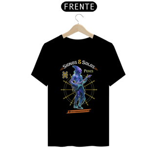 Nome do produto Camiseta Signos e Solos - Peixes Versão Masculina Dark