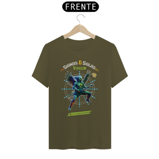 Nome do produto Camiseta Signos e Solos - Virgem Versão Masculina Escuras