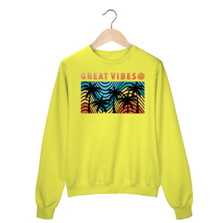 Nome do produto Moletom Blusão Great Vibes