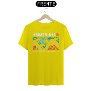 Nome do produto Camiseta Great Vibes