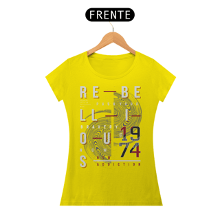 Nome do produto Camiseta Feminina Rebellious 1974