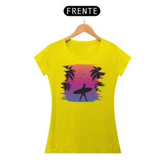 Nome do produto Camiseta Feminina Surf Verão Sunset