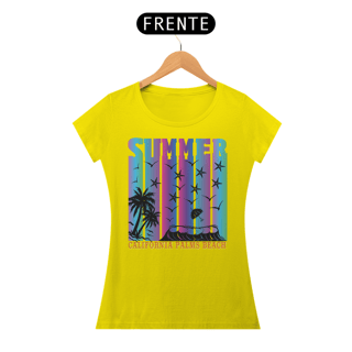 Nome do produto Camiseta Feminina Summer Palms Beach